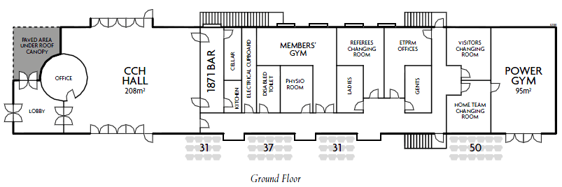 centenary clubhouse ground floorplan